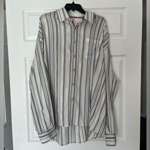 Arnold Zimberg Striped Button Down Shirt